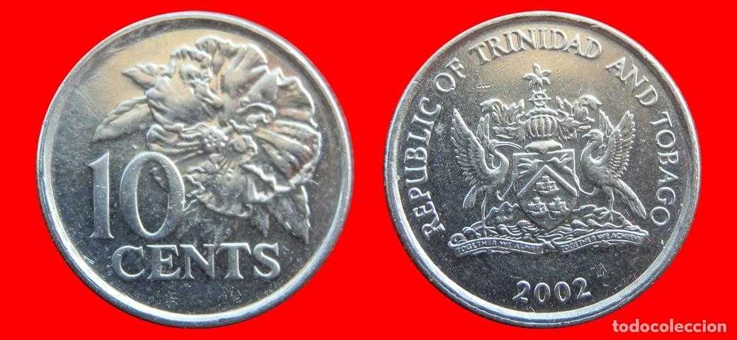 Monedas antiguas de Am&eacute;rica: 10 CENTAVOS 2002 TRINIDAD Y TOBAGO-144085