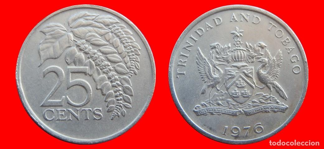 Monedas antiguas de Am&eacute;rica: 25 CENTAVOS 1976 TRINIDAD Y TOBAGO-144087