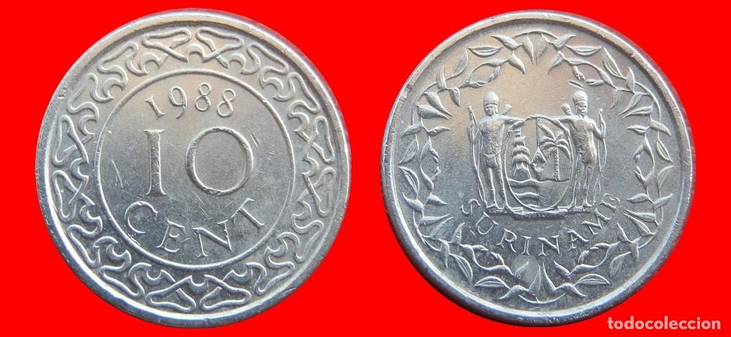 Monedas antiguas de Am&eacute;rica: 10 CENTAVOS 1988 SURINAM SURINAME-144091
