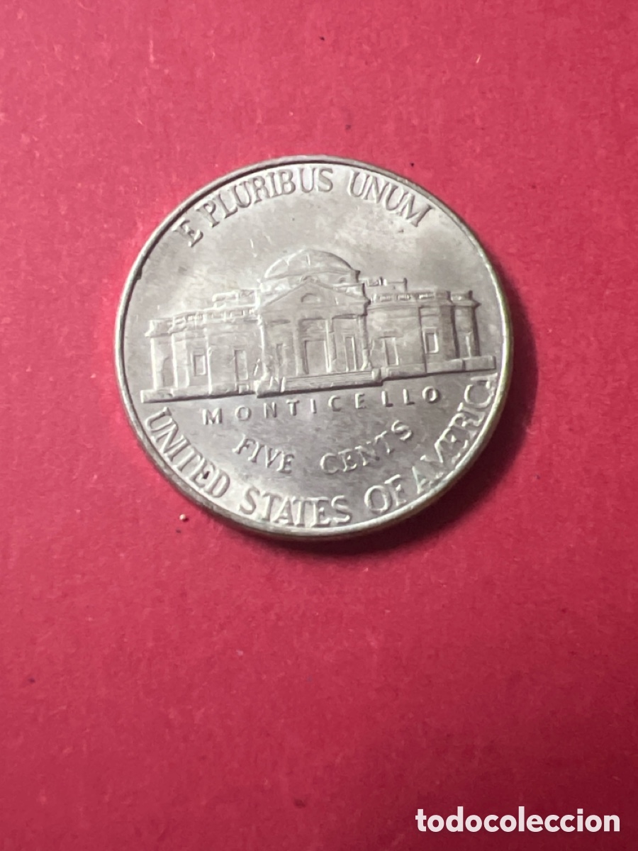 Monedas antiguas de Am&eacute;rica: C36. MONEDA ESTADOS UNIDOS USA FIVE CENTS - 5 CENTAVOS DOLAR 2000