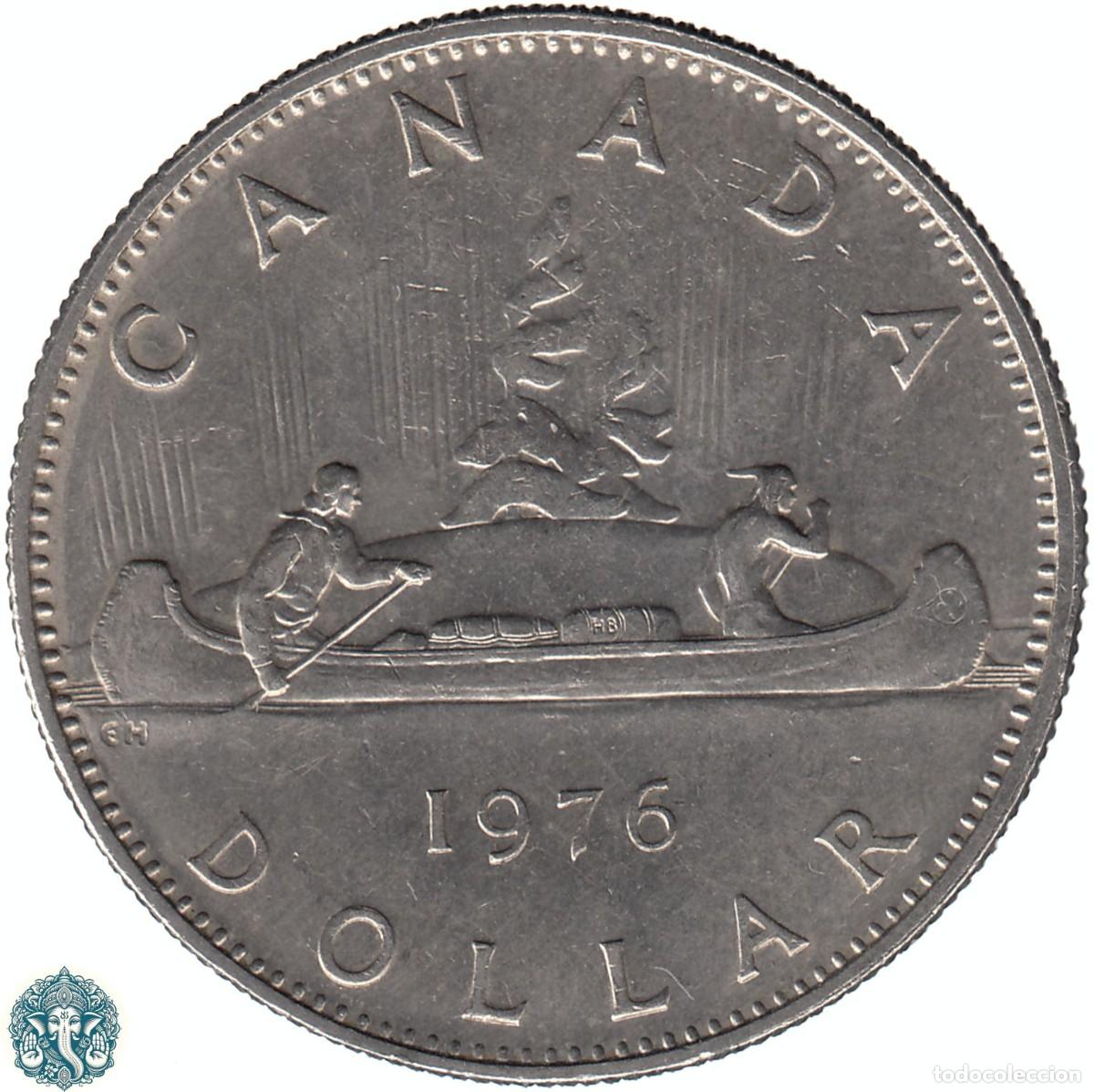 Monedas antiguas de Am&eacute;rica: CANAD&Aacute; 1 D&oacute;lar 1976 KM#76.2
