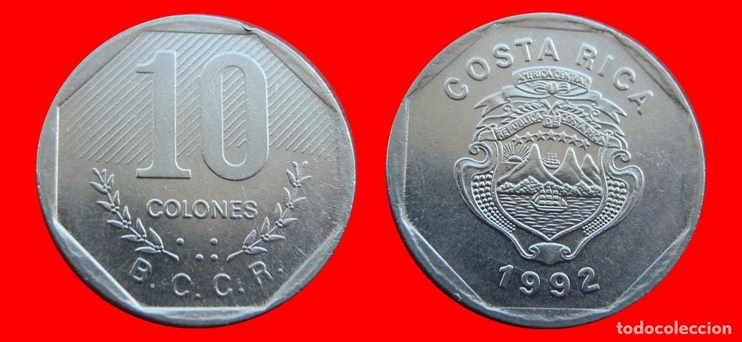 Monedas antiguas de Am&eacute;rica: 10 COLONES 1992 COSTA RICA-144096