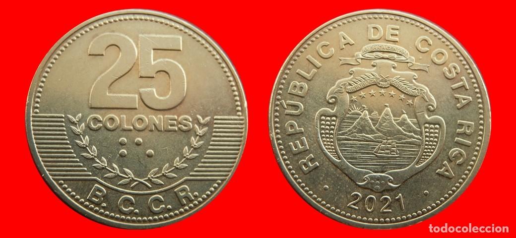 Monedas antiguas de Am&eacute;rica: 25 COLONES 2021 COSTA RICA-144101