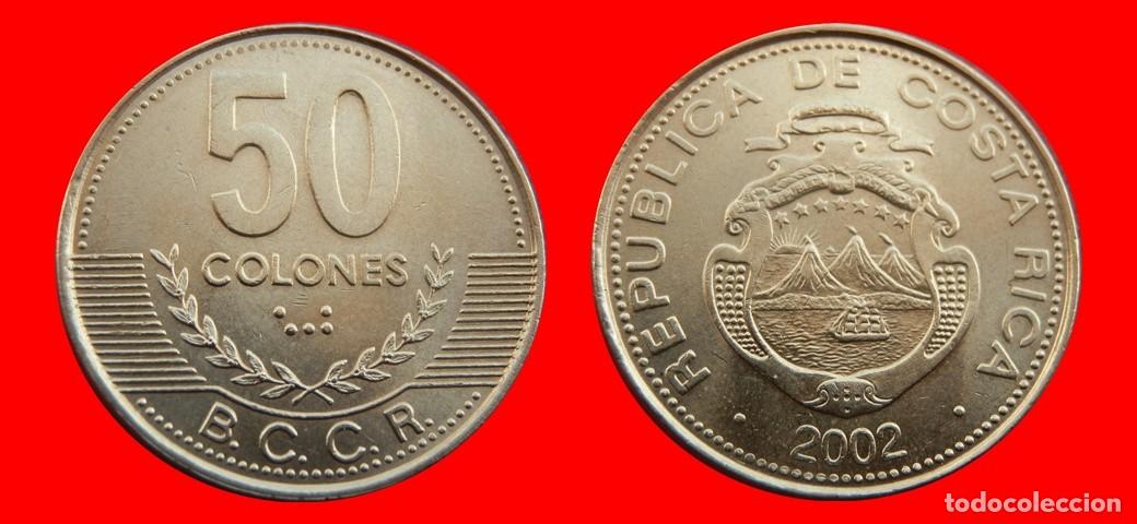 Monedas antiguas de Am&eacute;rica: 50 COLONES 2002 COSTA RICA-144102