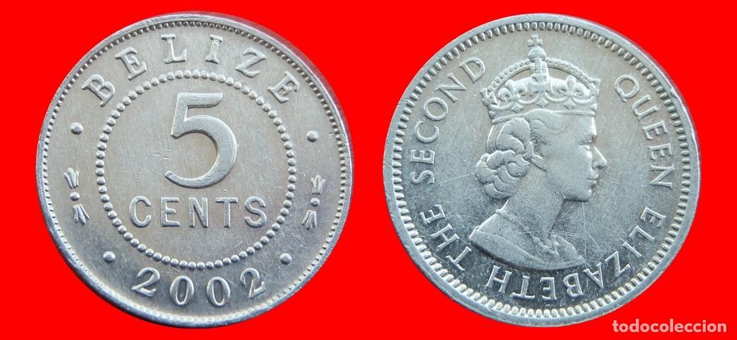 Monedas antiguas de Am&eacute;rica: 5 CENTAVOS 2002 BELIZE-144105