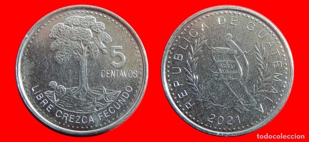 Monedas antiguas de Am&eacute;rica: 5 CENTAVOS 2021 GUATEMALA-144125