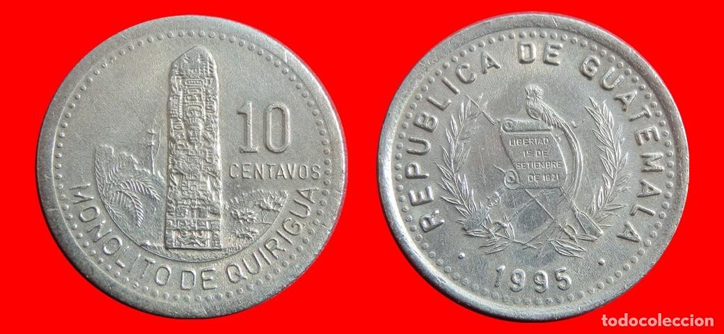 Monedas antiguas de Am&eacute;rica: 10 CENTAVOS 1995 GUATEMALA-144126