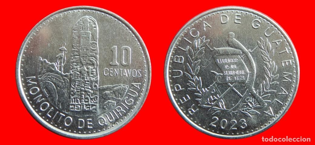 Monedas antiguas de Am&eacute;rica: 10 CENTAVOS 2023 GUATEMALA-144127