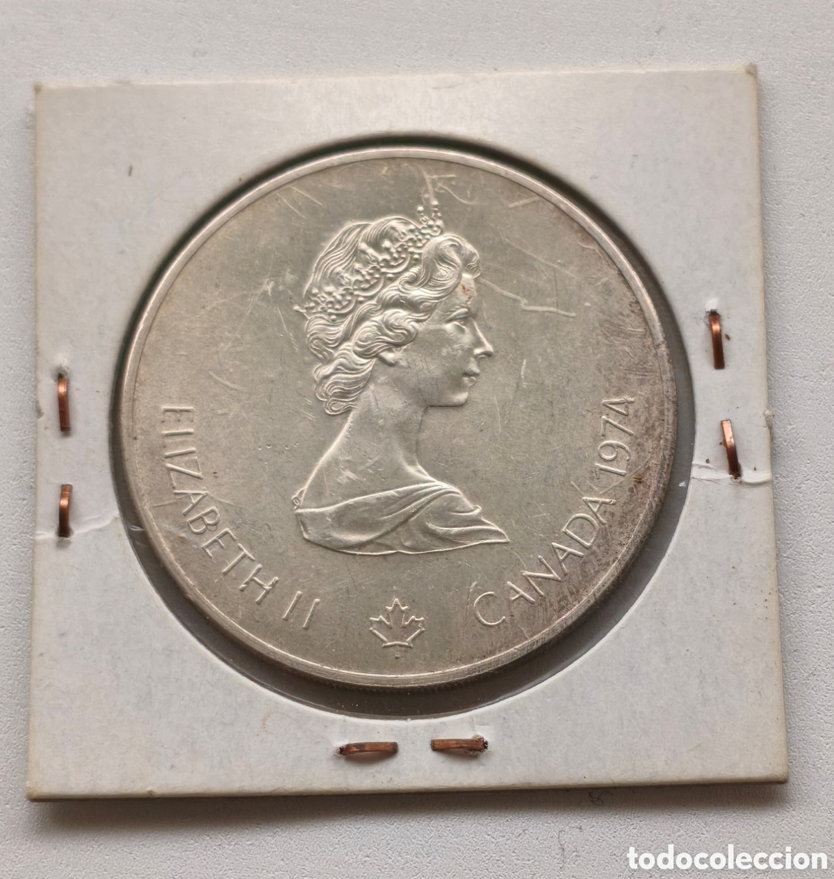 Monedas antiguas de Am&eacute;rica: 5 DOLARES CANADA 1974 PLATA
