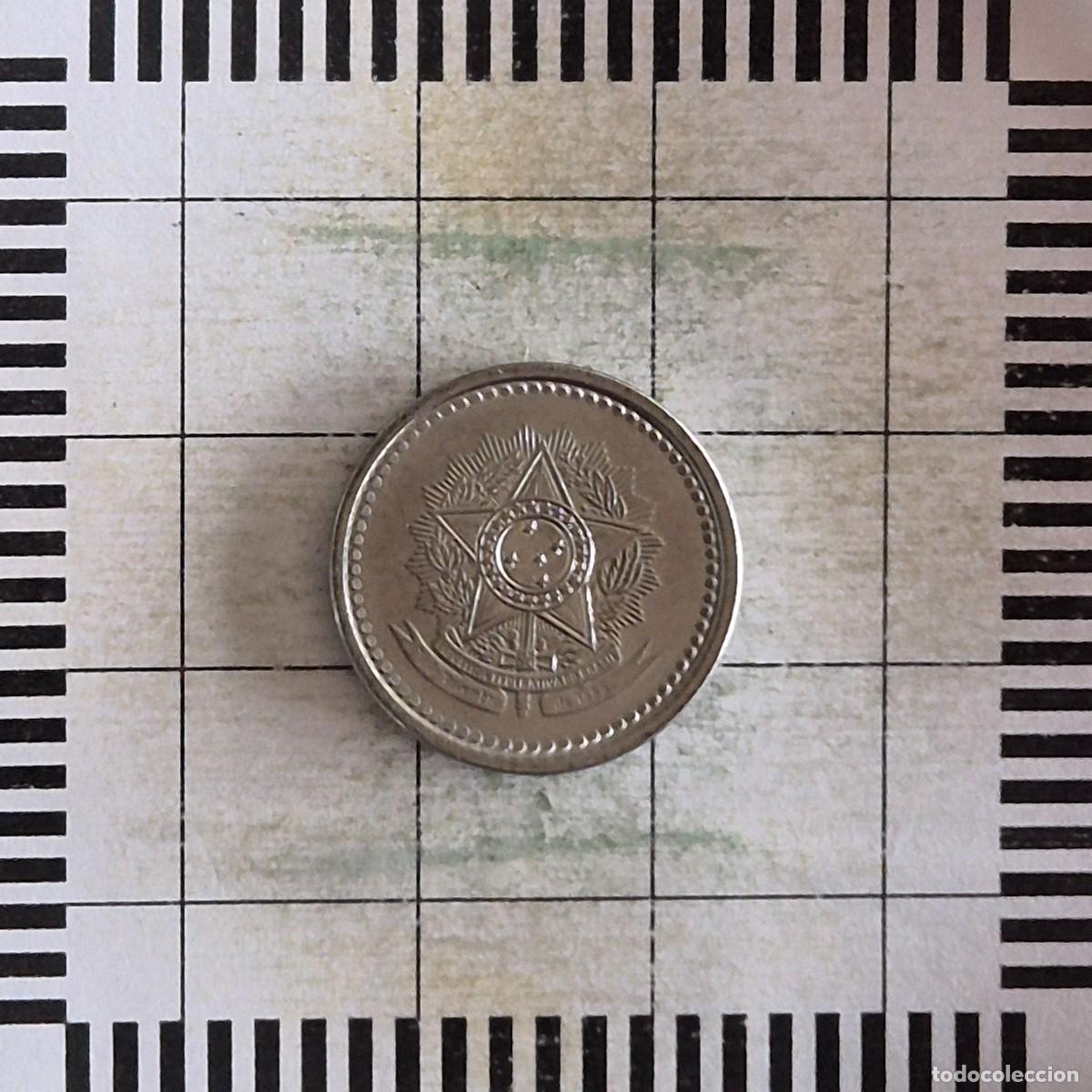 Monedas antiguas de Am&eacute;rica: 10 CENTAVOS, BRASIL. 1987. (KM#602).