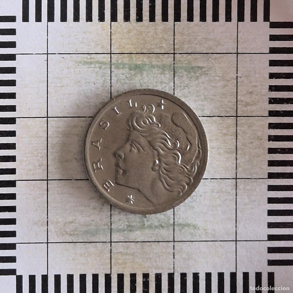 Monedas antiguas de Am&eacute;rica: 2 CENTAVOS, BRASIL. 1975. (KM#586).