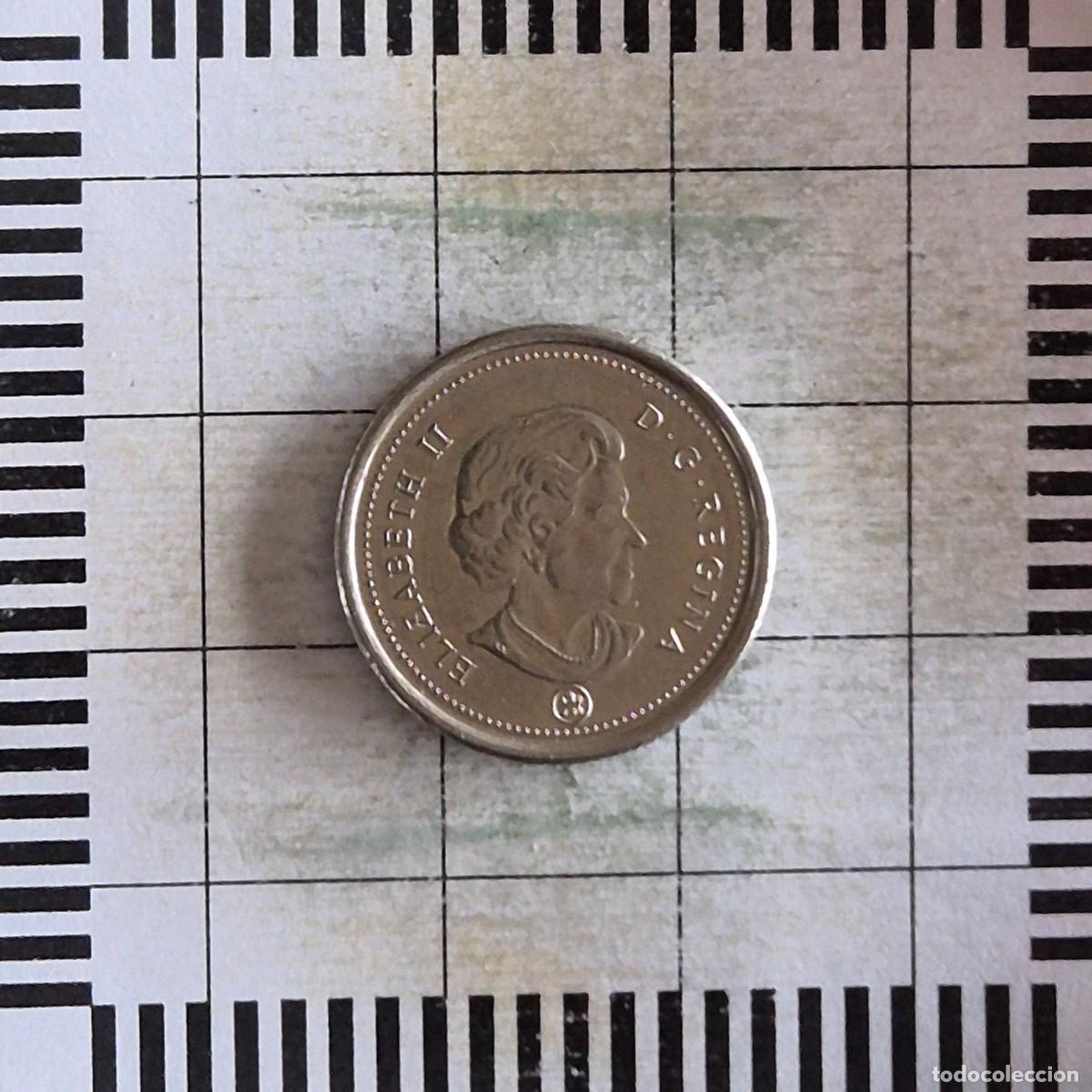 Monedas antiguas de Am&eacute;rica: 10 CENTS, CANADA. ISABEL II, 2007. (KM#492).