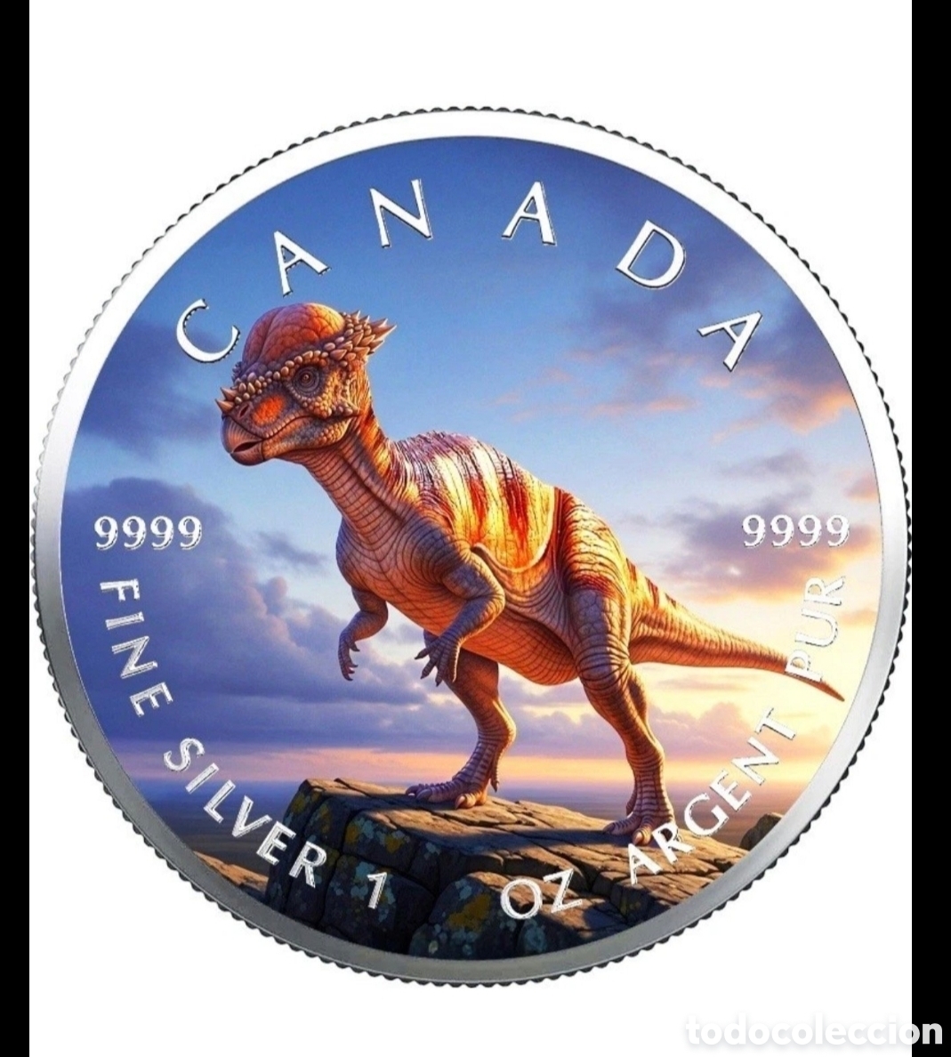 Monedas antiguas de Am&eacute;rica: Canad&aacute;, 2025, 1 oz plata 0,999 con COA, valor nominal 5 d&oacute;lares, BU no circulada, tirada 100.