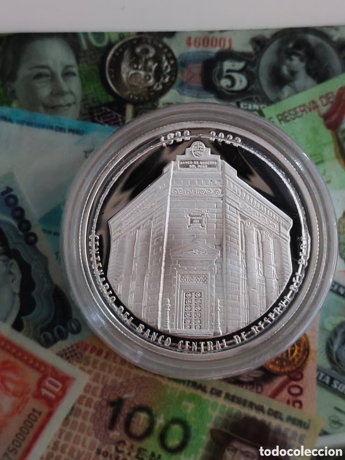 Monedas antiguas de Am&eacute;rica: Coincard 1 sol Per&uacute; 2022 plata 0.925 proof