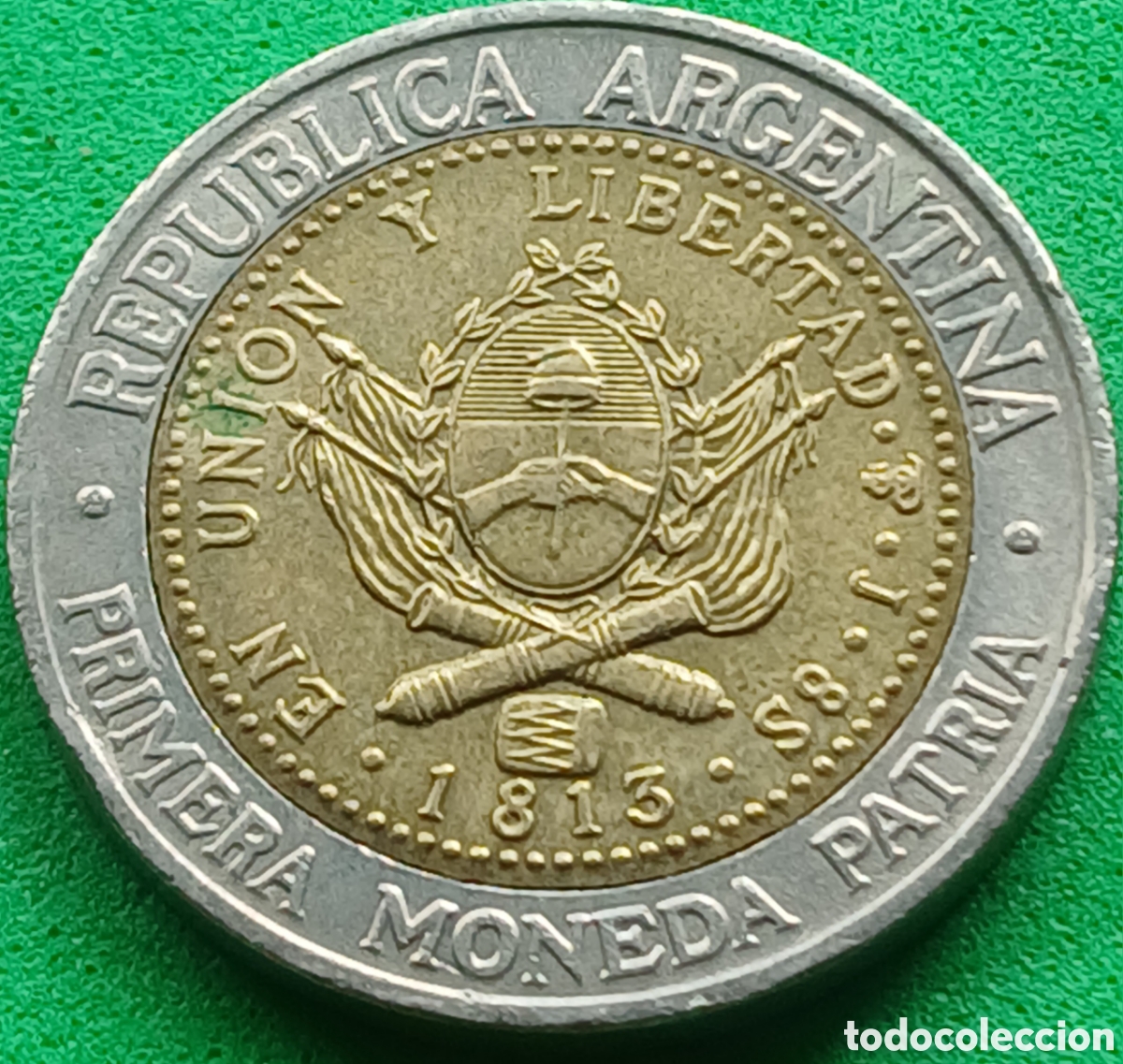 Monedas antiguas de Am&eacute;rica: Argentina 1 peso 1994 km#112 Daejon, Corea del sur
