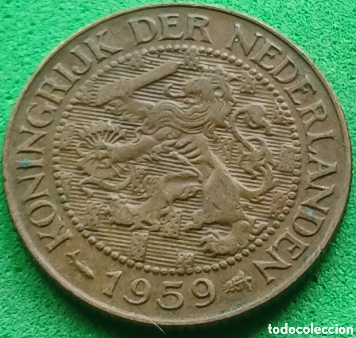 Monedas antiguas de Am&eacute;rica: Surinam 1 cent 1959 km#10a