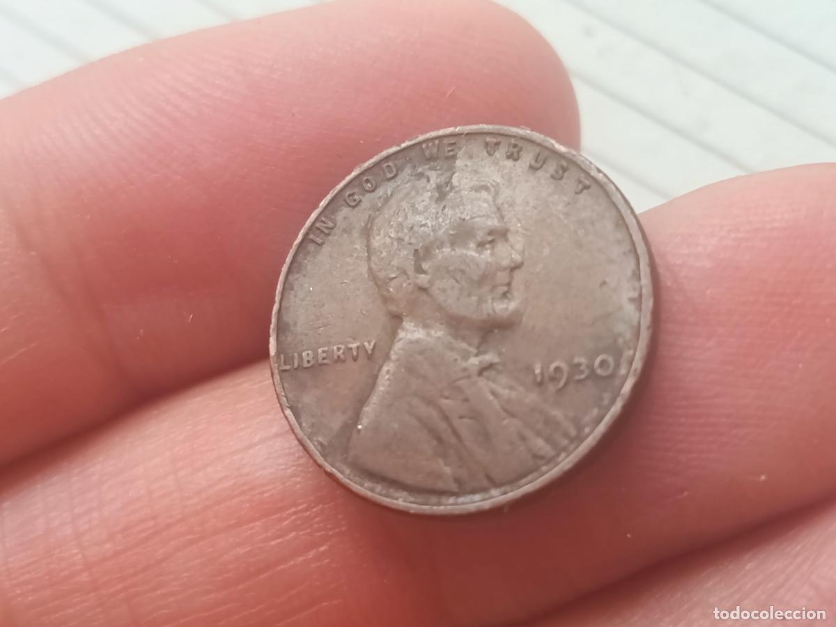 Monedas antiguas de Am&eacute;rica: USA Estados Unidos. 1 cent 1930