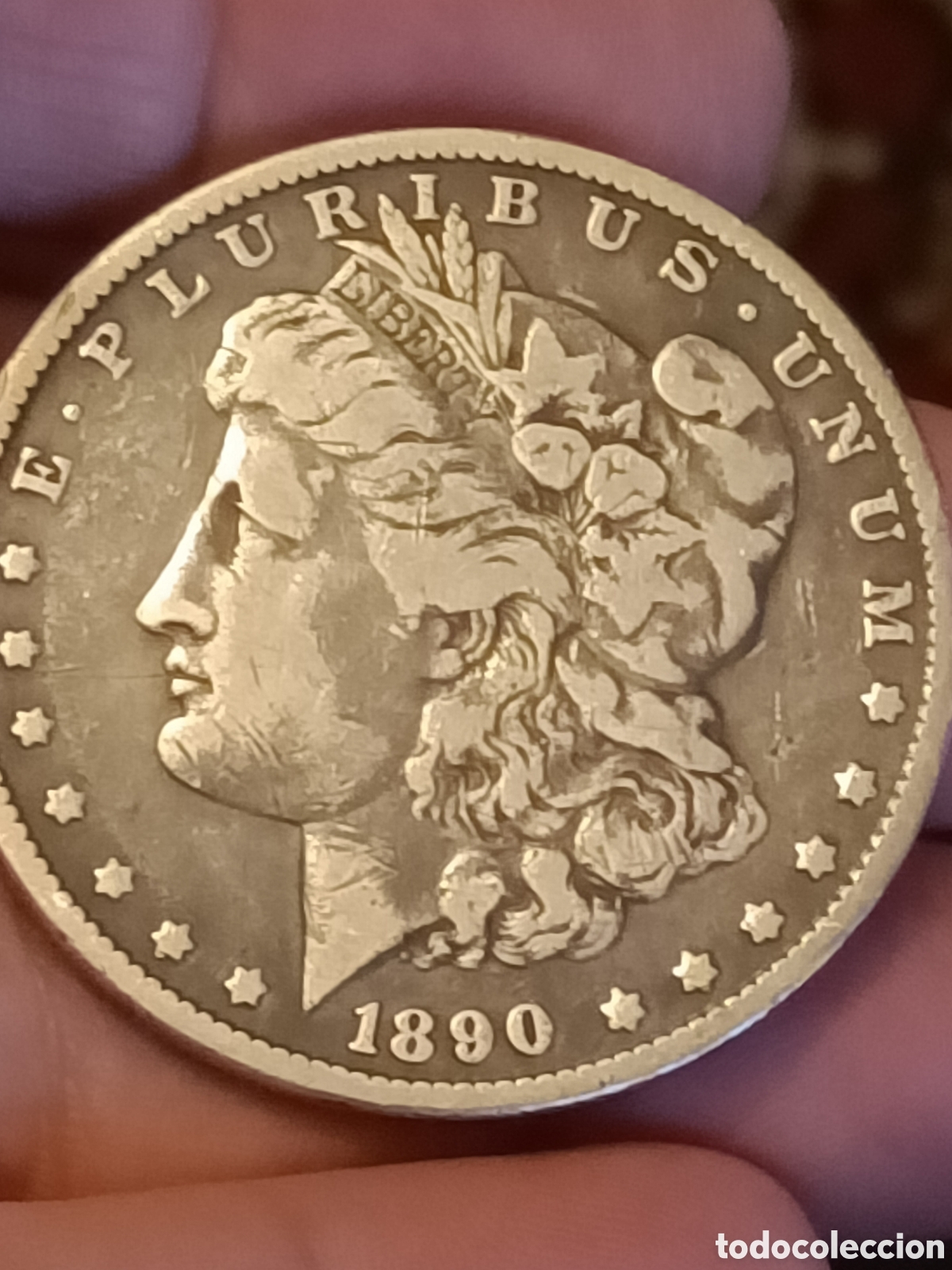 Monedas antiguas de Am&eacute;rica: Dolar Morgan 1890 plata