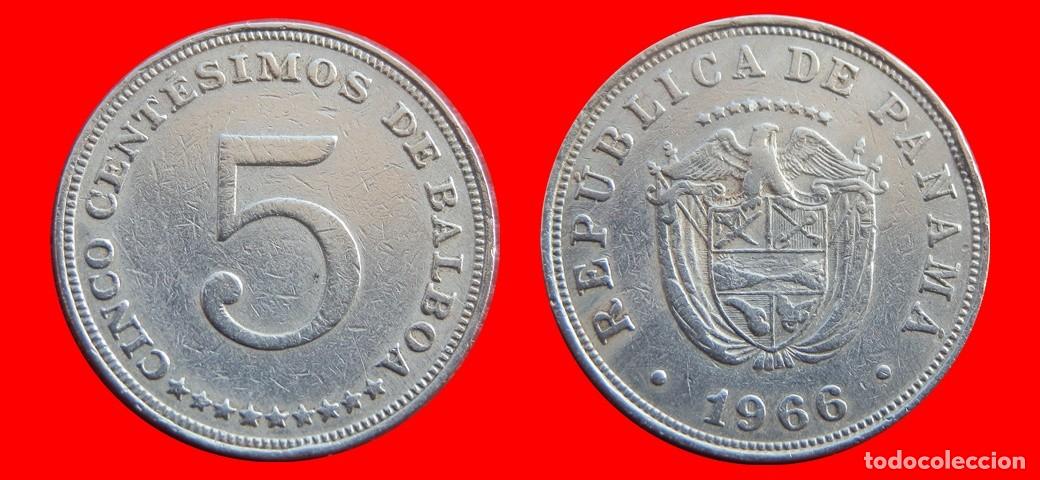 Monedas antiguas de Am&eacute;rica: 5 CENTESIMOS 1966 PANAMA-144132