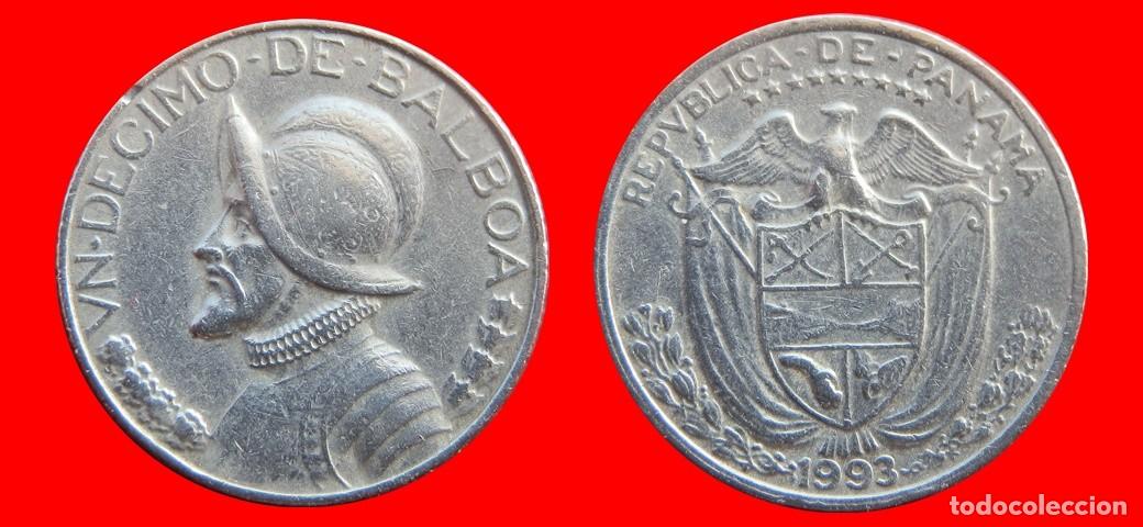 Monedas antiguas de Am&eacute;rica: 1/10 BALBOA 1993 PANAMA-144136
