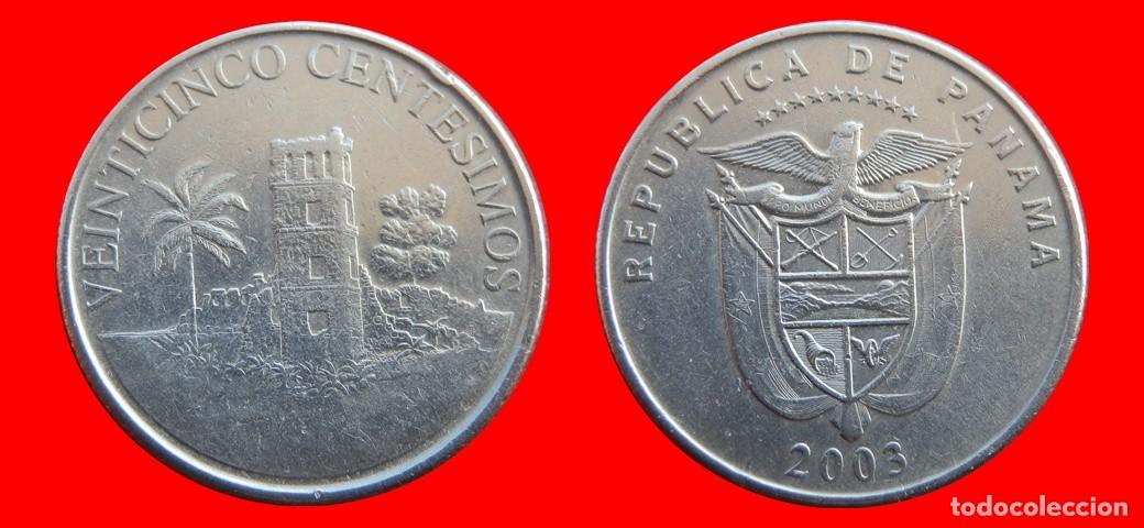 Monedas antiguas de Am&eacute;rica: 25 CENTESIMOS 2003 PANAMA-144140