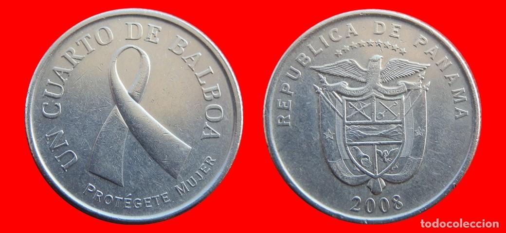 Monedas antiguas de Am&eacute;rica: 1/4 BALBOA 2008 PANAMA-144144