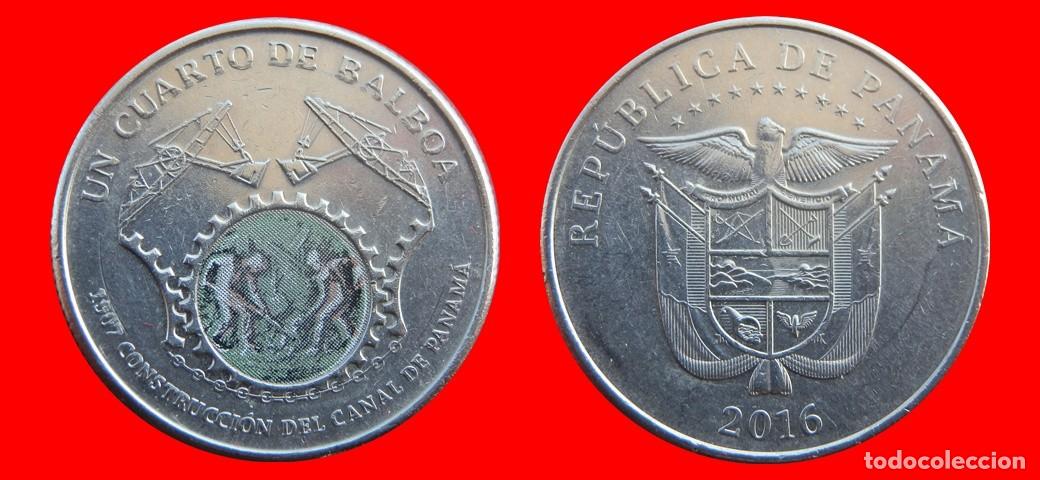 Monedas antiguas de Am&eacute;rica: 1/4 BALBOA 2016 PANAMA-144145
