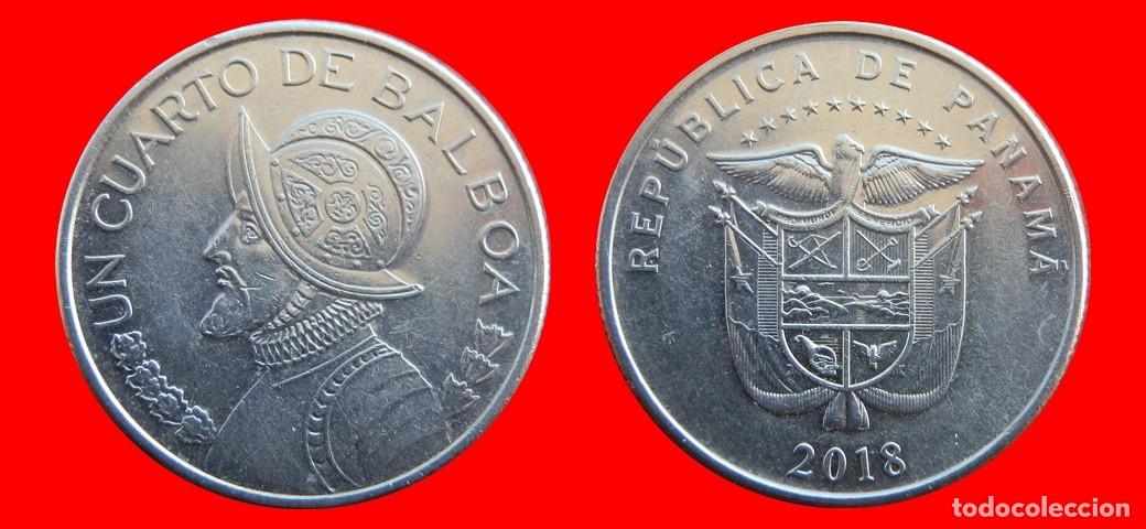 Monedas antiguas de Am&eacute;rica: 1/4 BALBOA 2018 PANAMA-144146