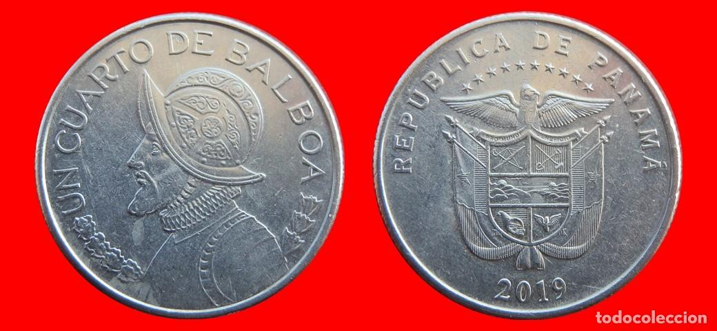 Monedas antiguas de Am&eacute;rica: 1/4 BALBOA 2019 PANAMA-144147