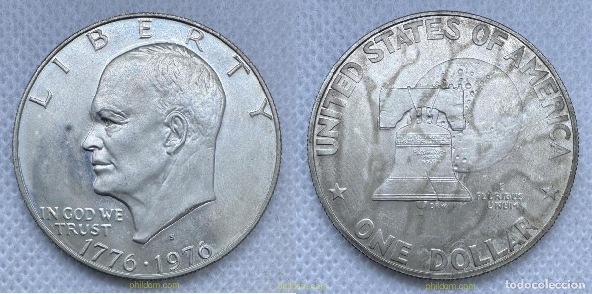 Monedas antiguas de Am&eacute;rica: 5256 ESTADOS UNIDOS 1976 UNITED STATES SILVER 1 DOLLAR 1976