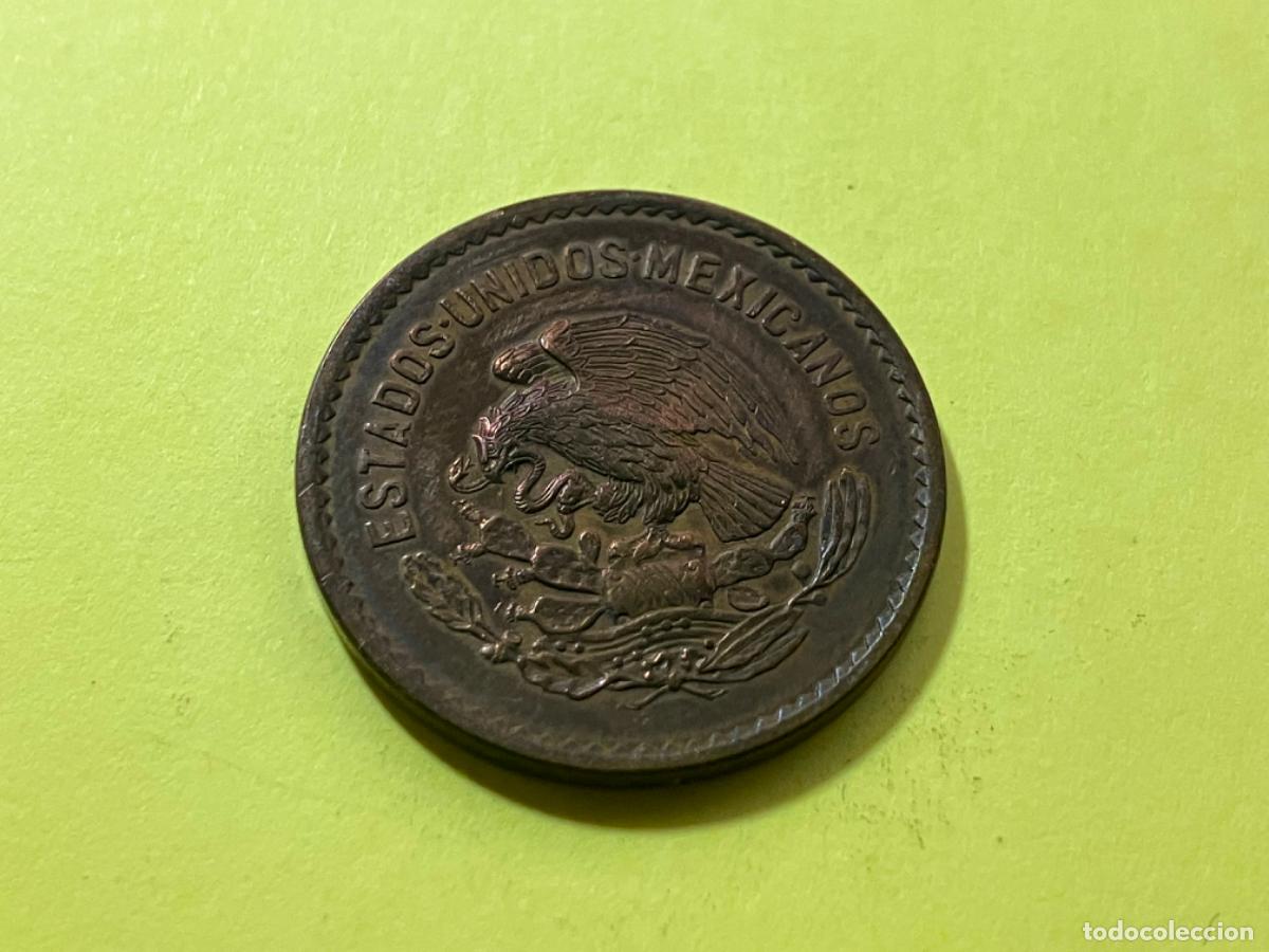 Monedas antiguas de Am&eacute;rica: Moneda de M&eacute;xico - 5 centavos - 1945 - Foto 2