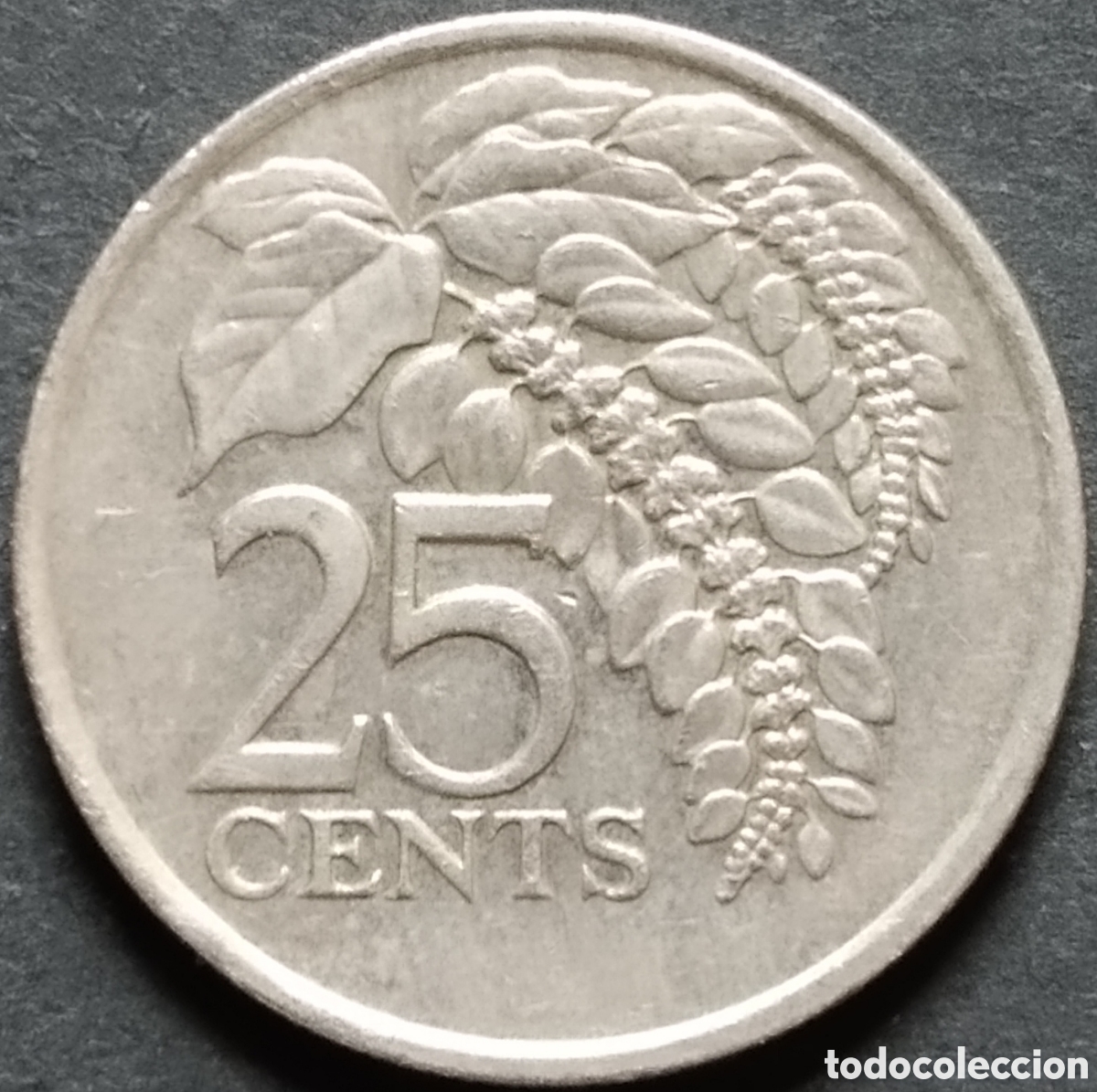 Monedas antiguas de Am&eacute;rica: MONEDA - TRINIDAD Y TOBAGO 25 CENTS 1997