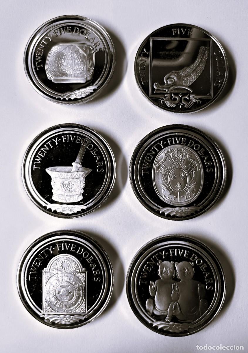 Monedas antiguas de Am&eacute;rica: ISLAS V&Iacute;RGENES BRIT&Aacute;NICAS. 6 MONEDAS DE 25$. PLATA. 1988. 2.- &rdquo;TESOROS ARQUEOL&Oacute;GICOS MARINOS&rdquo;