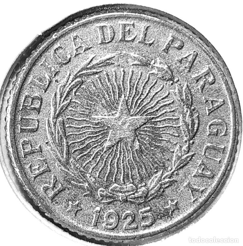 Monedas antiguas de Am&eacute;rica: REPUBLICA DEL PARAGUAY (1870-1943) - 1 PESO 1925 - A - 3 GR. CUPRONIQUEL - DIAMETRO 19,20 mm - KM#13