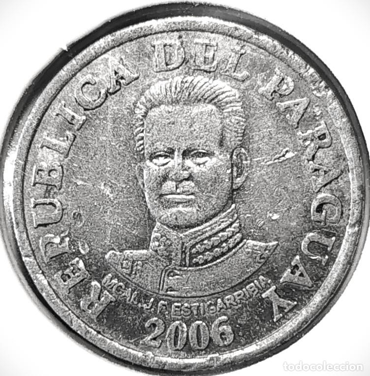 Monedas antiguas de Am&eacute;rica: REPUBLICA DEL PARAGUAY (1944-2020) - 50 GUARANIES 2006 - A - 1 GR. ALUMINIO - DIAMETRO 21,69 mm