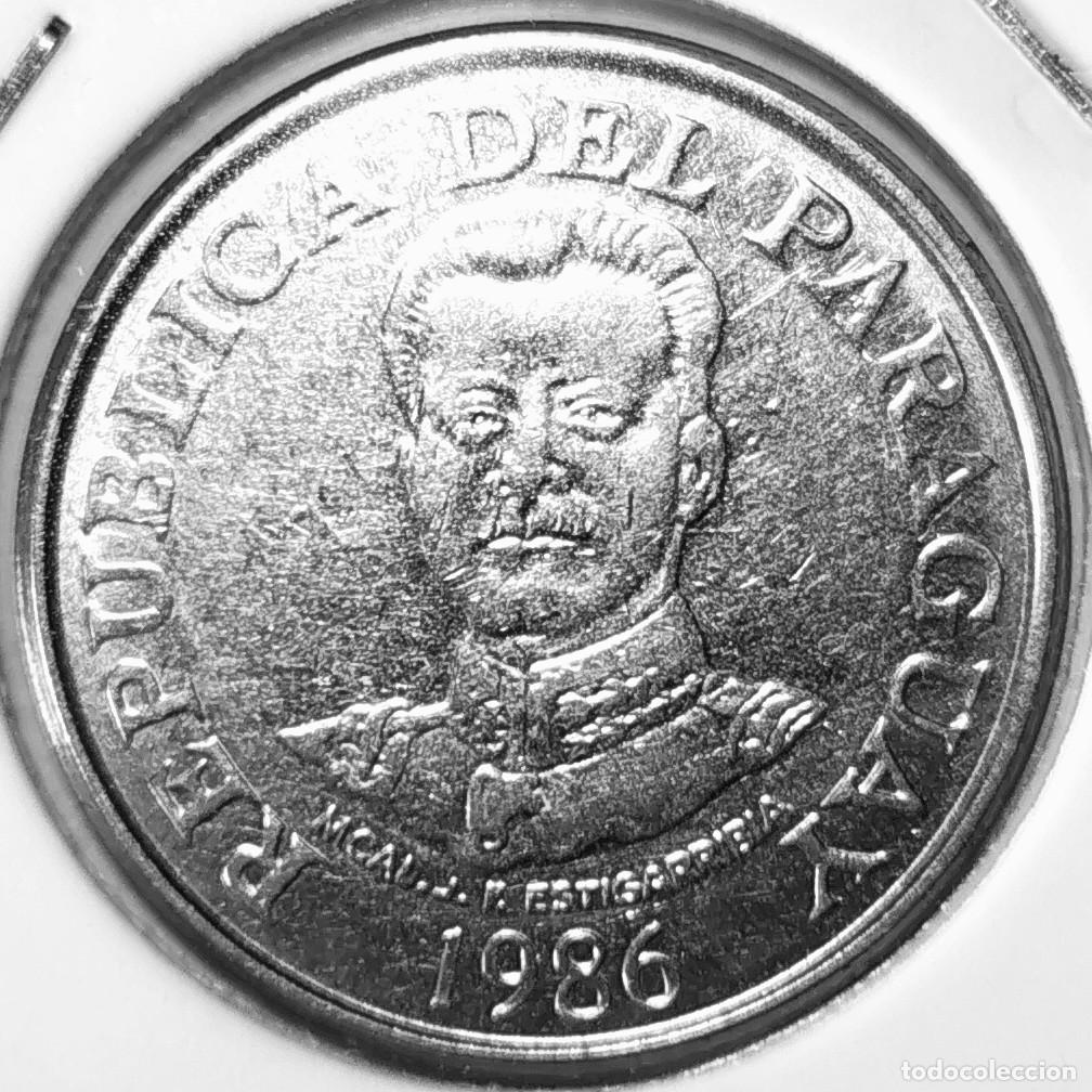 Monedas antiguas de Am&eacute;rica: REPUBLICA DEL PARAGUAY (1944-2020) - 50 GUARANIES 1986 - A - 7,40 GR. ACERO INOXIDABLE - DIAMETRO 26