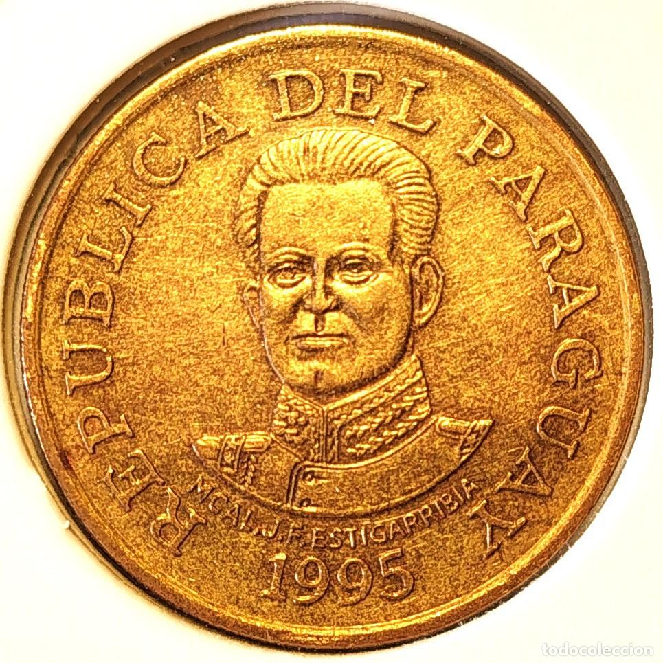 Monedas antiguas de Am&eacute;rica: REPUBLICA DEL PARAGUAY (1944-2020) - 50 GUARANIES 1995 - A - 3,75 GR. ACERO LATONADO - DIAMETRO 21,6