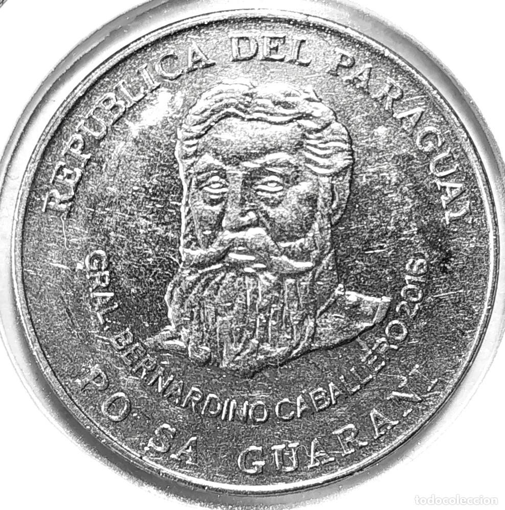 Monedas antiguas de Am&eacute;rica: REPUBLICA DEL PARAGUAY (1944-2020) - 500 GUARANIES 2016 - A - 4,75 GR. ACERO NIQUELADO - DIAMETRO 23