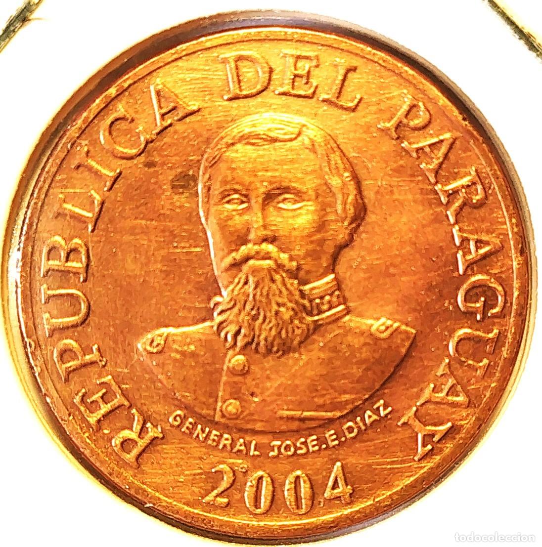 Monedas antiguas de Am&eacute;rica: REPUBLICA DEL PARAGUAY (1944-2020) - 100 GUARANIES 2004 - A - 5,50 GR. ACERO LATONADO