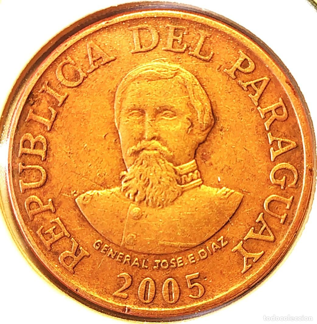 Monedas antiguas de Am&eacute;rica: REPUBLICA DEL PARAGUAY (1944-2020) - 100 GUARANIES 2005 - A - 5,50 GR. ACERO LATONADO
