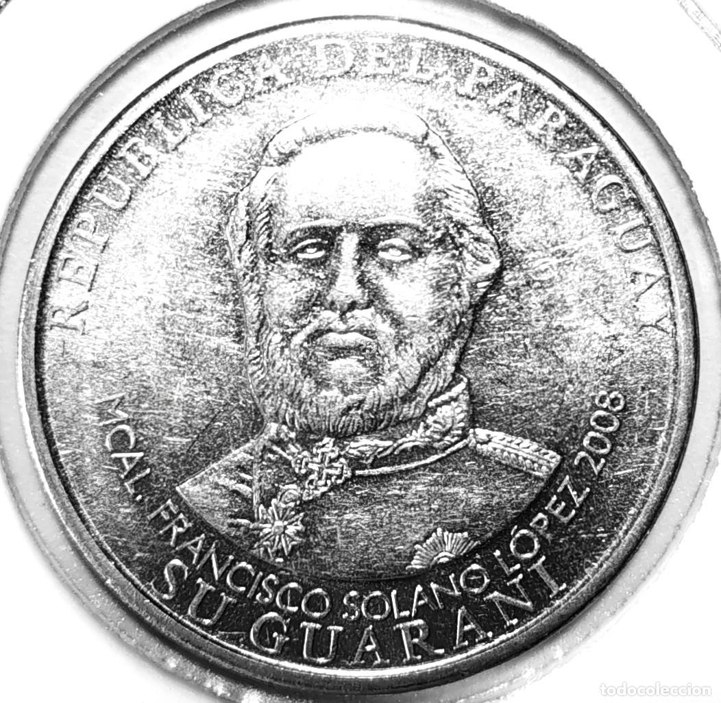 Monedas antiguas de Am&eacute;rica: REPUBLICA DEL PARAGUAY (1944-2020) - 1000 GUARANIES 2008 - A - 6,07 GR. NICKEL-ACERO - DIAMETRO 25 m