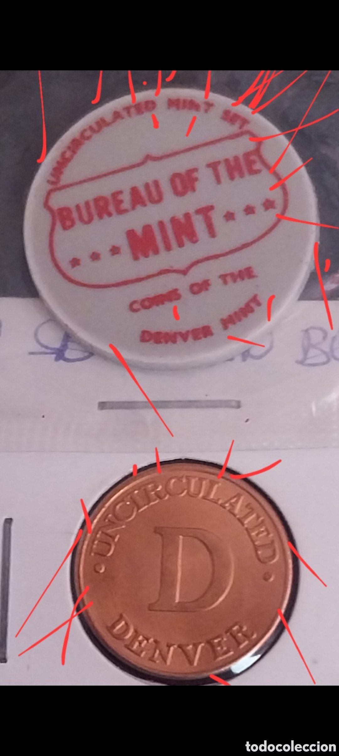 Monedas antiguas de Am&eacute;rica: USA Mint ERROR DE Estados Unidos - Foto 5