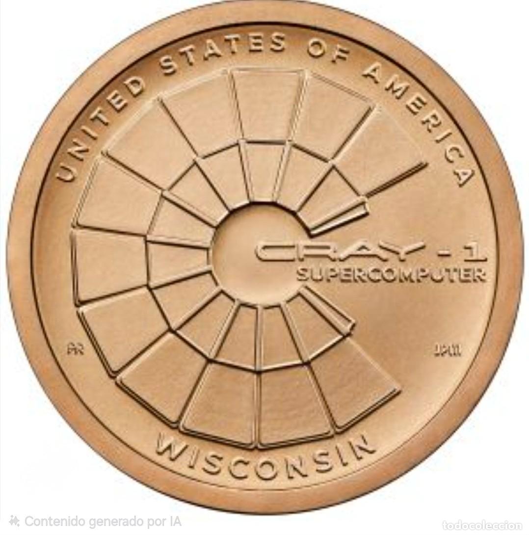 Monedas antiguas de Am&eacute;rica: ONE DOLAR USA 2026 - CECA D - INNOVATION - CRAY 1 - WISCONSIN - SIN CIRCULAR