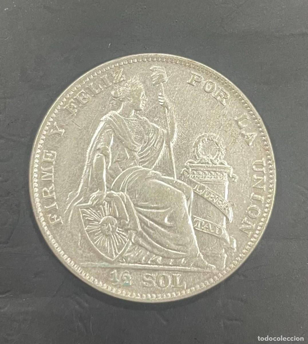 Monedas antiguas de Am&eacute;rica: PERU. A&Ntilde;O 1935. 1/2 SOL PLATA (500)