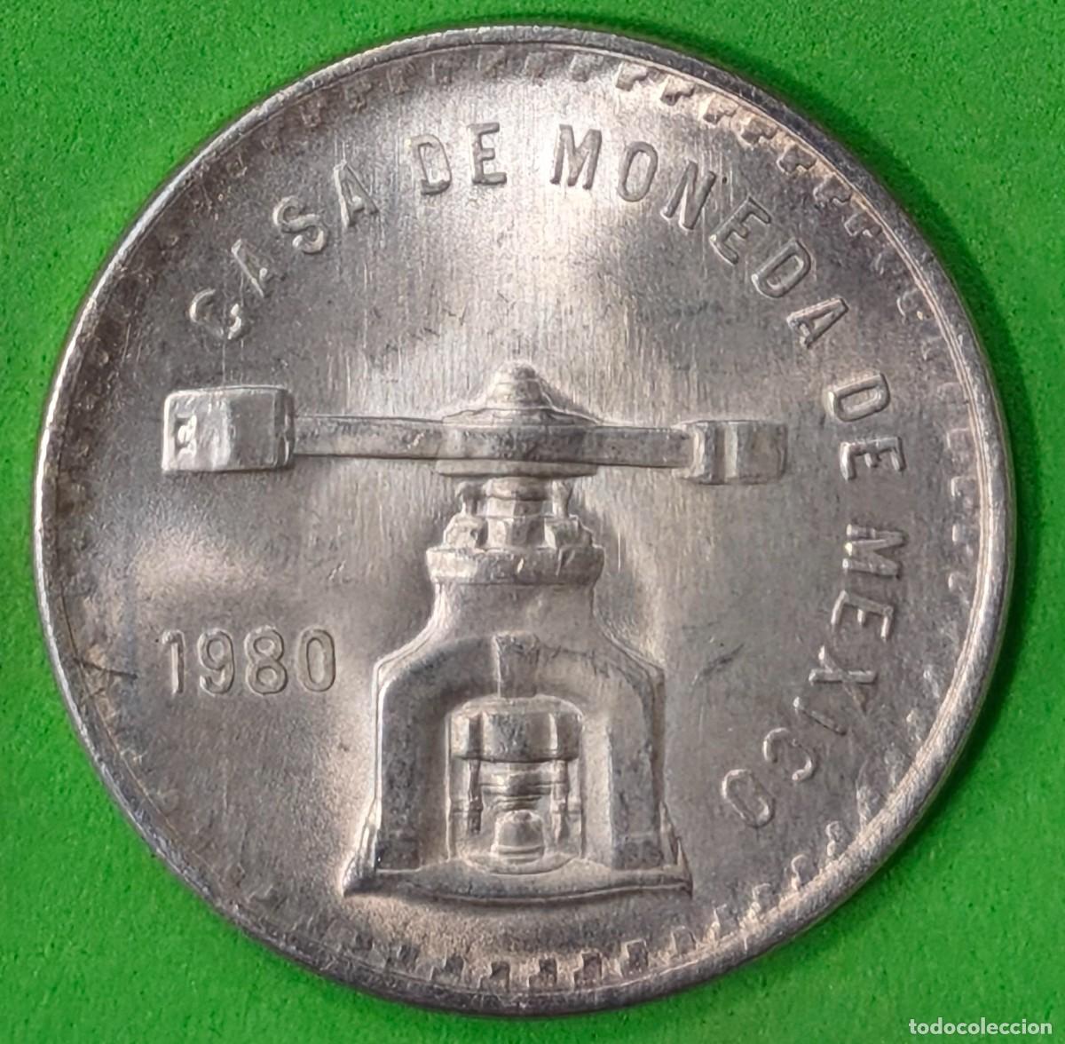 Monedas antiguas de Am&eacute;rica: MEXICO. A&Ntilde;O 1980. 1 ONZA TROY PLATA CASA DE LA MONEDA. PESO 33,7 GR