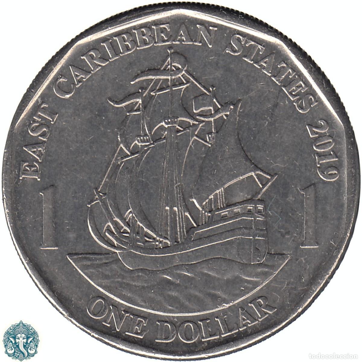 Monedas antiguas de Am&eacute;rica: ESTADOS DEL CARIBE ORIENTAL 1 D&oacute;lar 2019 KM#39a TERRITORIOS BRIT&Aacute;NICOS DEL CARIBE