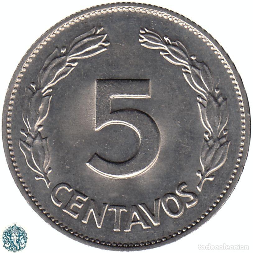 Monedas antiguas de Am&eacute;rica: ECUADOR 5 Centavos 1970 KM#75c