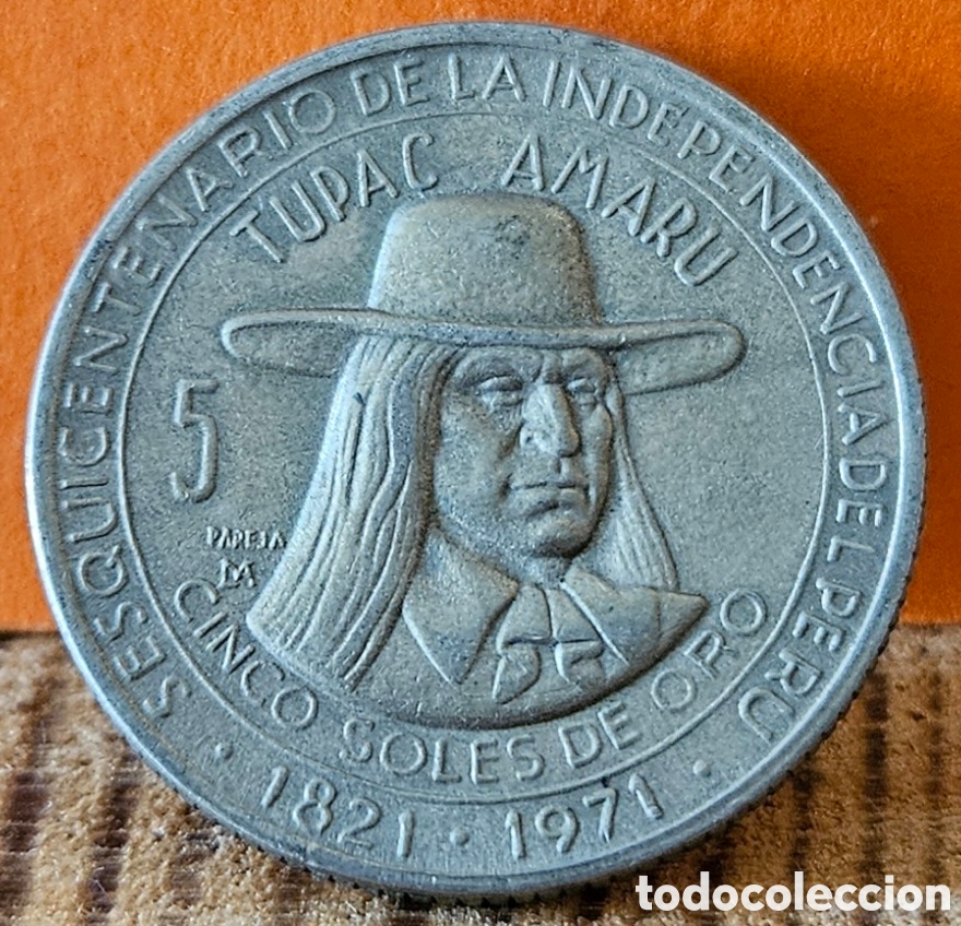 Monedas antiguas de Am&eacute;rica: PER&Uacute;, 6 SOLES DE ORO, 1971 - Foto 1