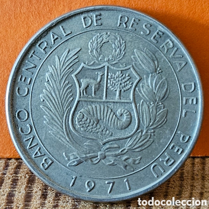 Monedas antiguas de Am&eacute;rica: PER&Uacute;, 10 SOLES DE ORO, 1971. - Foto 2