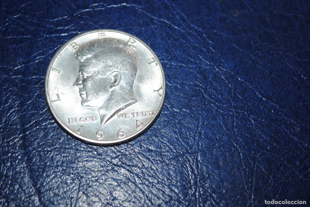 Monedas antiguas de Am&eacute;rica: MEDIO DOLAR DE ESTADOS UNIDOS 1964
